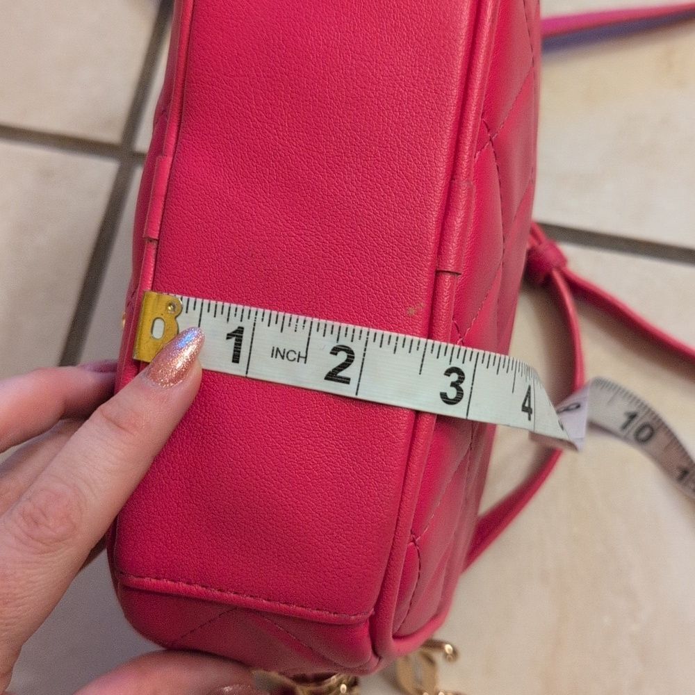 Juicy Couture "Girl Only" Quilted Hot Pink Crossbody With Cute Charms - Picture 14 of 14